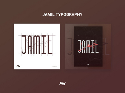 Jamil Typography design illustration jamil mahfworks type type design typography