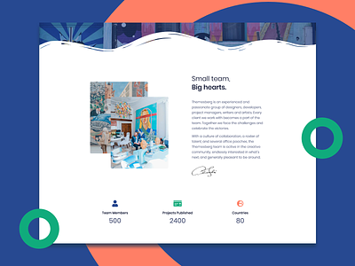About Section from Pixel Pro Bootstrap UI Kit about about section bootstrap bootstrap template bootstrap4 clean colorful creative design system modern pixel pixel pro section themesberg ui ui kit ui kit design ui kits waves