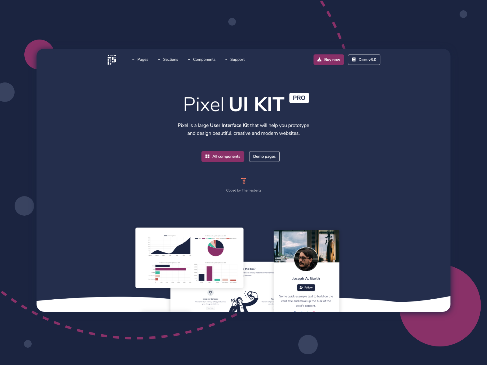 Pixel Pro - Premium Bootstrap UI Kit By Themesberg On Dribbble