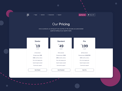 Pixel Pro - Bootstrap Pricing Section bootstrap bootstrap theme bootstrap ui kit bootstrap4 pixel pro pricing pricing cards pricing page pricing plan themesberg