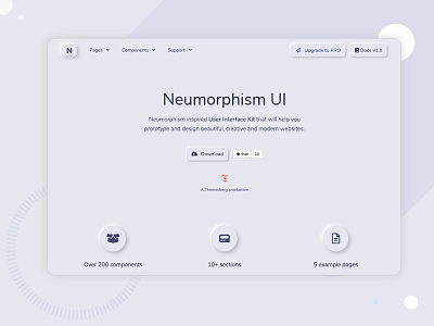 Neumorphism UI Kit