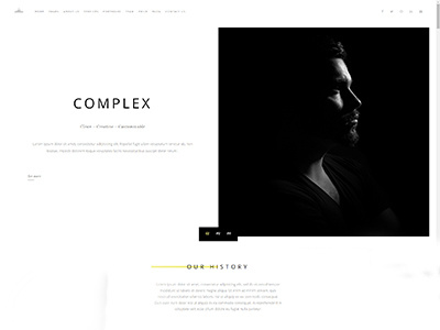 COMPLEX - Creative Bootstrap Template