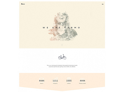 Karmo: A free HTML templates for agencies and creatives