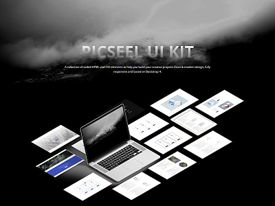 Picseel-Bootstrap 4 UI Kit