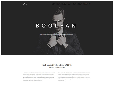 Boolean-Multipurpose BootstrapTemplate agency bootstrap clean modern template