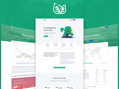 Leaf - Non Profit Eco Bootstrap 4 Theme