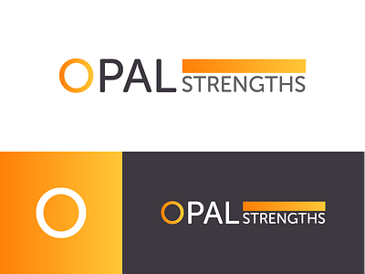 Opal Strengths branding business coaching consulting logo opal strengths training