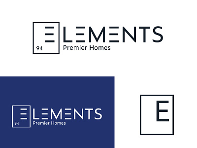 Elements [Logo Showcase] branding home builder illustrator logo rebranding sketch