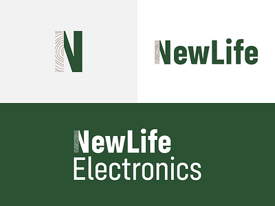 NewLife Electronics - Rings branding business illustrator logo