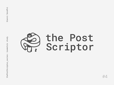 the Post Scriptor logo proposal #1