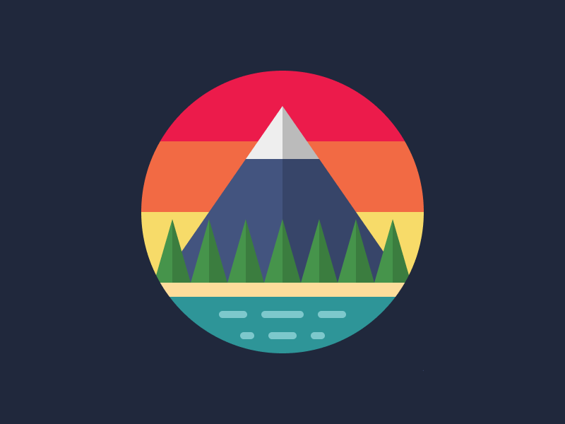 Coastal Mountain View by Thorsten Beeck on Dribbble