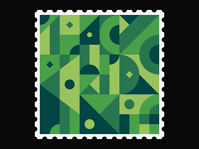Geometric Stamp III colors design geometry illustration minimal shapes stamp