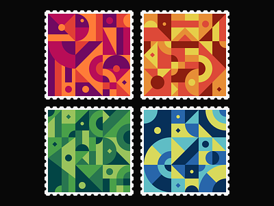 Geometric Stamps
