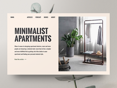 Minimalist Apartments apartment concept design figma layout minimal minimalism unsplash web design