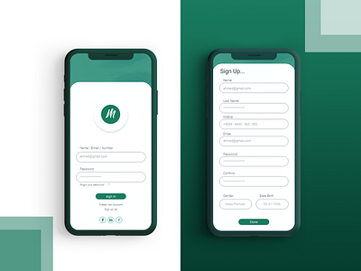 sign in / sign up app design type typography ui ux web website