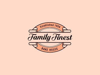 Family Finest bake house branding logo