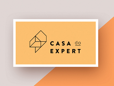 Casa Do Expert branding business card home logo