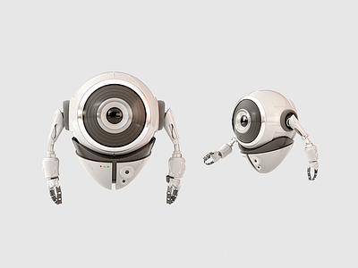 LG Robot 3d concept modeling robot