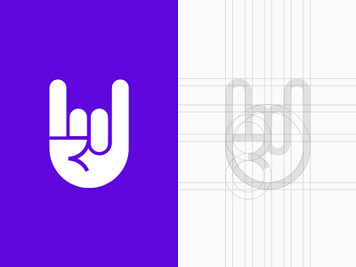 QultureRocks new logo branding hand icon logo