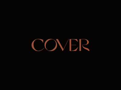 Cover Fashion Magazine Logo Concept