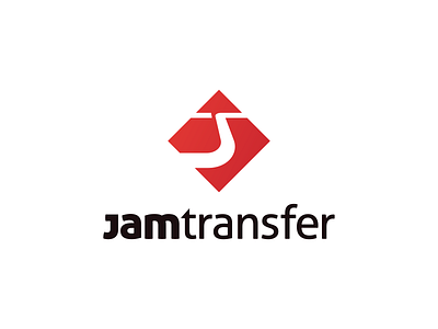 JamTransfer Logo Exploration airport branding design flat jam jt logo monogram pictogram red road taxi transfer typography vector way