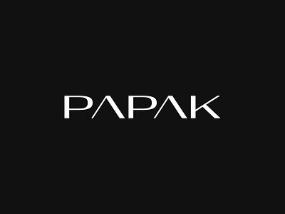 Papak Hair Salon design hair hair salon icon logo typography vector