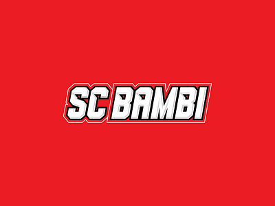 SC Bambi bambi branding design football logo school sport typography vector