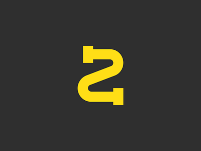 Z Pipe Pictogram branding design flat icon logo pictogram pipe plumber typography vector z