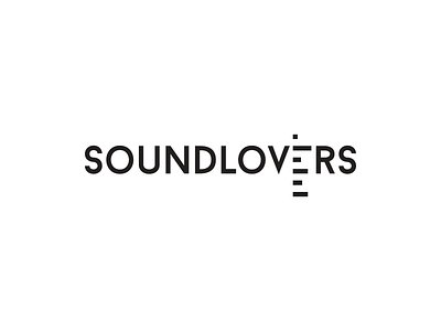 Soundlovers Music Festival branding design festival flat logo minimal music music festival sound soundlovers soundwave typography vector