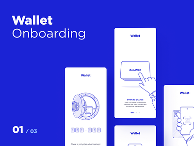 Wallet - Onboarding ae after effect animation app balance bounce cards crypto design dtail studio icons illustration interaction onboarding onboarding illustration payments schedule ui ux wallet