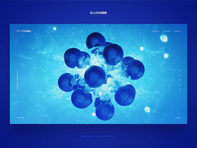 Bluecore - Website Animation ae analytics animation app app screens application clean cloud dashboard data dtailstudio e commerce interace landing page loading minimal report tracking ui ux