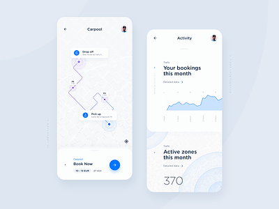 Fleet Passenger & Driver UI analytics app booking dashboard ui data driver interaction interface location map ui mobility rounded schedule statistics taxi taxi app tracking ui ui ux ux design
