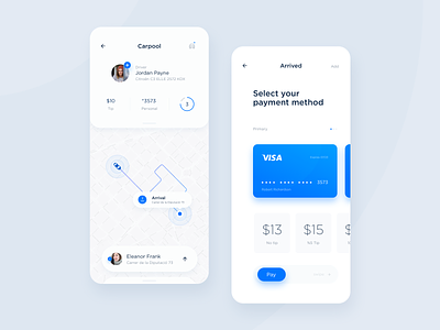 Fleet - Trip & Payment UI analytics app booking dashboard ui data driver dtailstudio interaction interface location map ui mobility statistics strategy taxi taxi app tracking ui ui ux ux design