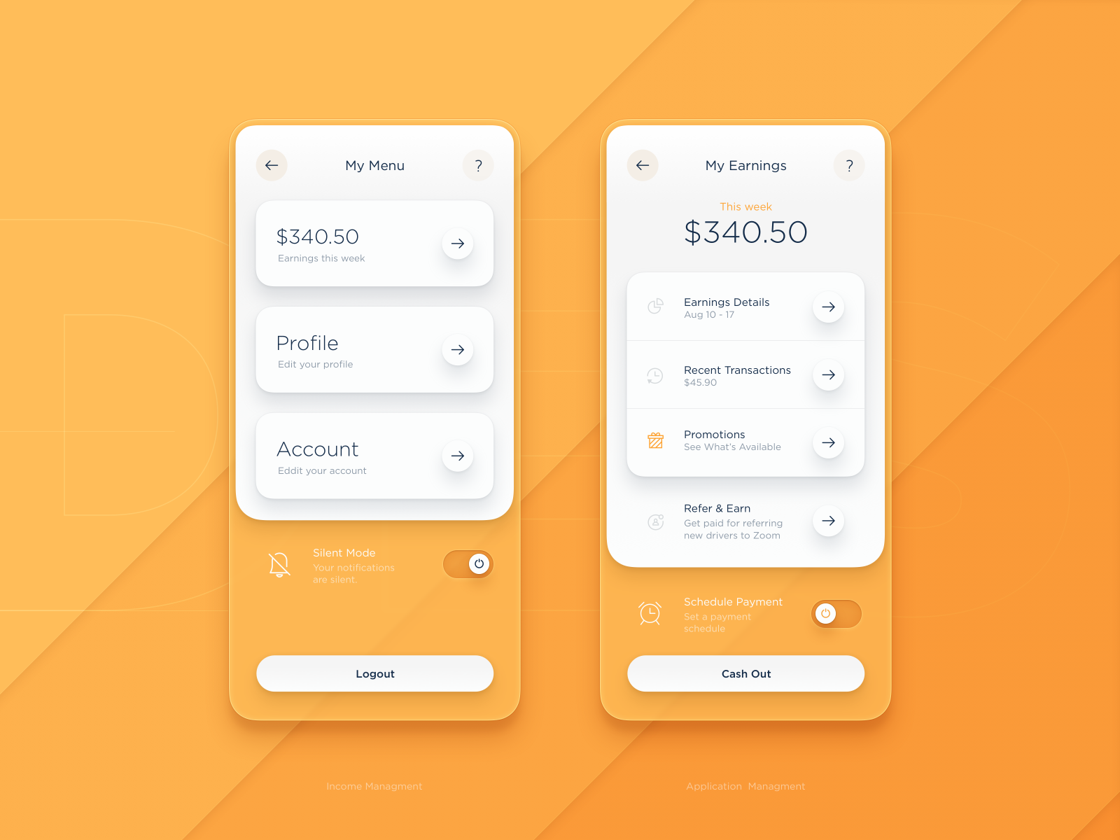 Taxi Driver App UI - SET 1 by Stanislav Hristov for Dtail Studio on ...