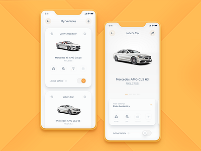 Vehicles & Ride Settings - SET 2 analysts app carpool data design system documents driver dtailstudio earnings interactions interface passenger product design ride rideshare schedule statistics taxi tracking ui