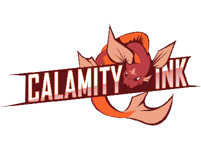 Calamity Ink brand fish logo