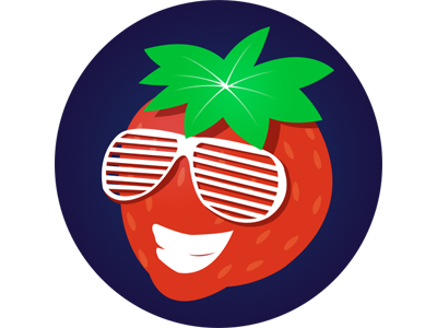 Strawberryspeedruns commission logo streamer