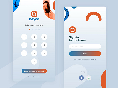 Bayad | E-Wallet App | Login Concept