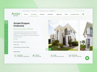 Amaia Land | Real Estate Website | Property Details