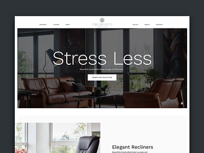 Furniture Home Page (Concept)