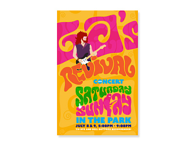 60's Revival 60s art graphic graphic design hand lettering illustration lettering poster retro vector