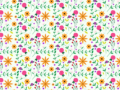 Floral pattern fill