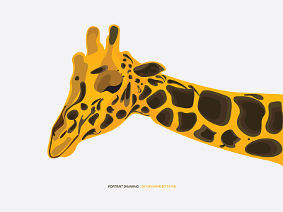 giraffe art design designer draw drawing dribbble illustrator ilustration vector