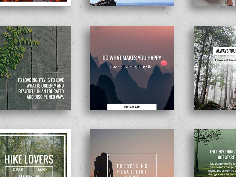 Social Media Pack designhq ux ui banner designer creative market social media pack pinterest facebook instagram