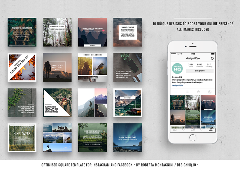 Wonderful Social Media Pack start up instagram photography beautiful designer design ui ux graphic template social media