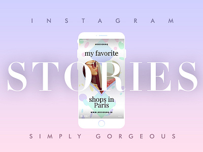 Instagram Stories creative market facebook gradient instagram stories instagram template iphone pastel social media the best