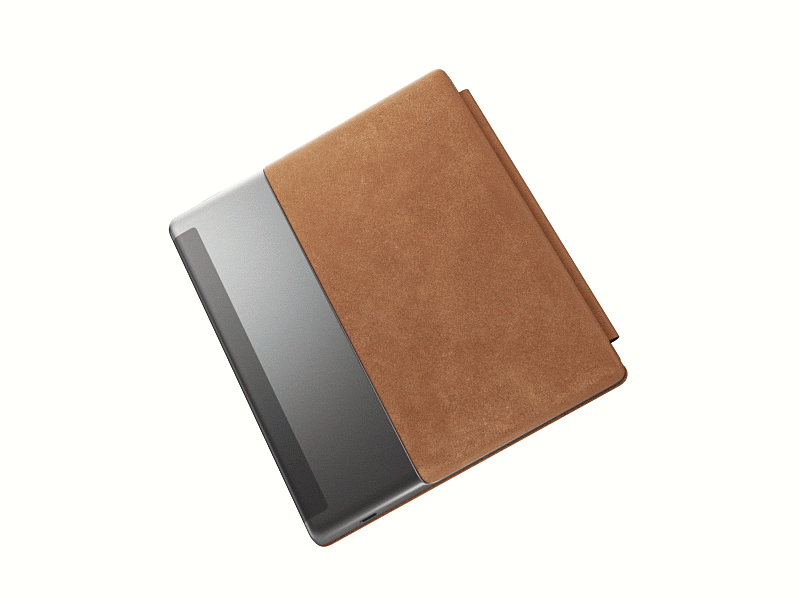 Kindle Oasis Form 3d amazon animation c4d ereader kindle leather octane tablet ux