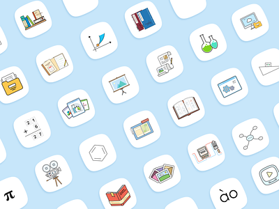 New Shot - 06/10/2019 at 02:20 PM icon illustration teaching courseware ui web