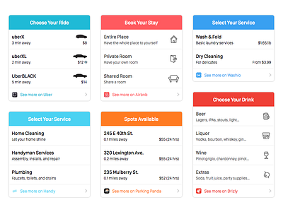 Commerce Cards (Un-Grouped Inventory)