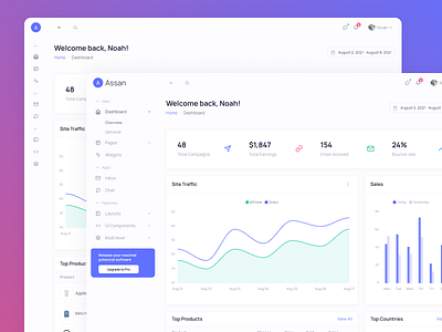 Simple Dashboard UI